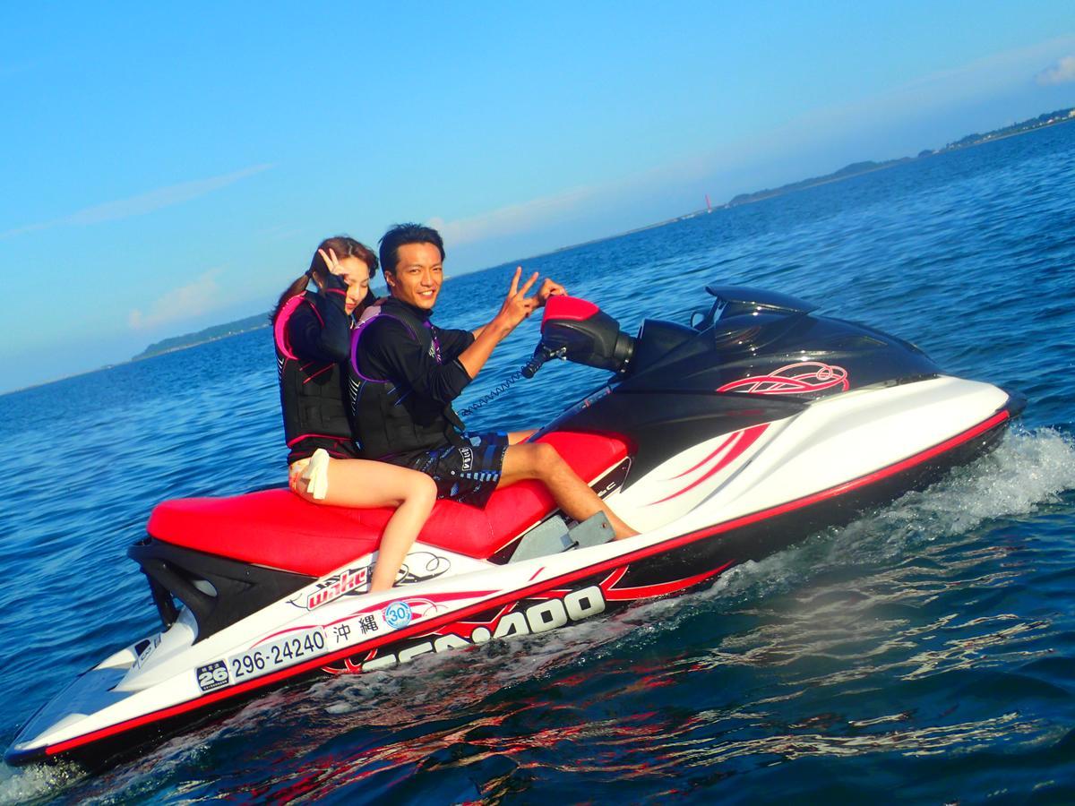 ホテル Sea Blue 恩納村 エクステリア 写真
