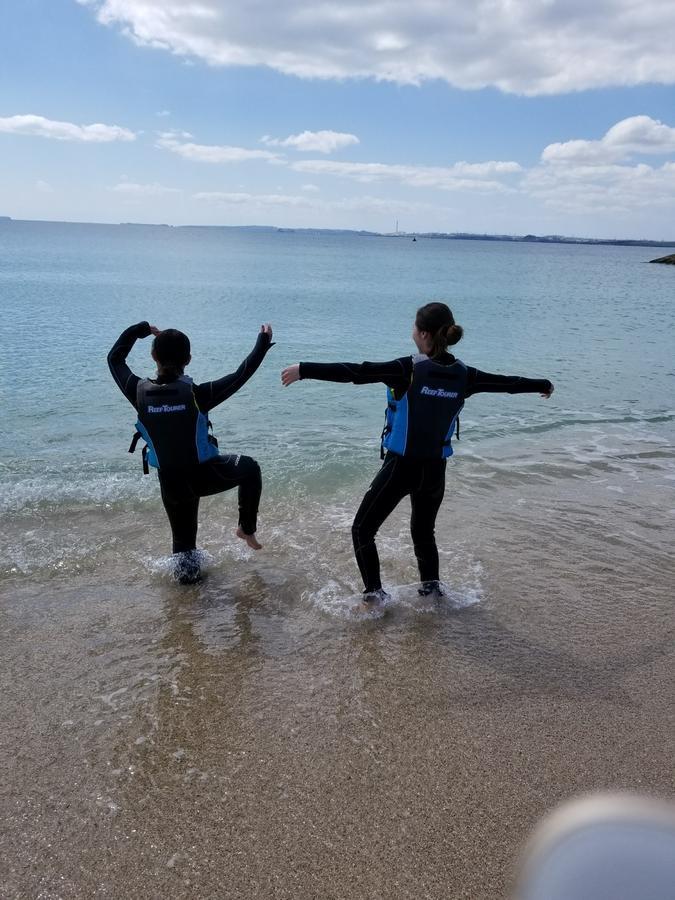 ホテル Sea Blue 恩納村 エクステリア 写真